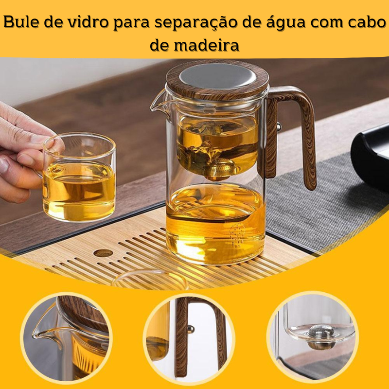 Bule InfusaPro - Bule Infusor de Chá + 1 Ano de Garantia