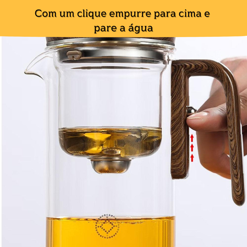Bule InfusaPro - Bule Infusor de Chá + 1 Ano de Garantia
